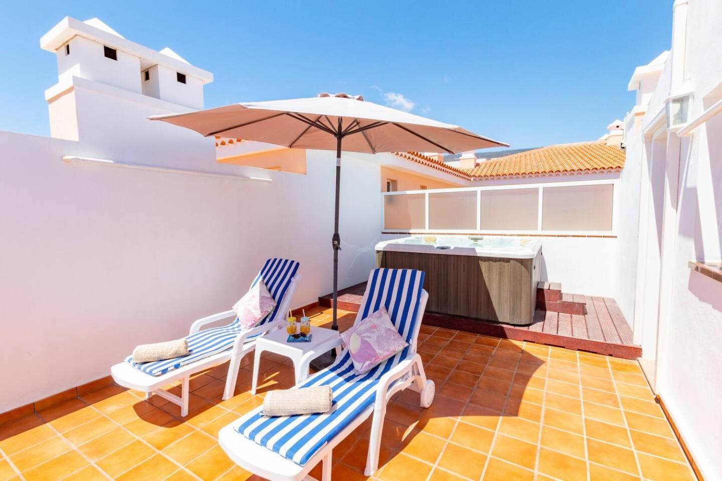 Penthouse Apt With Jacuzzi By Dream Homes Tenerife ปัวร์โตเดซานตีอาโก ภายนอก รูปภาพ