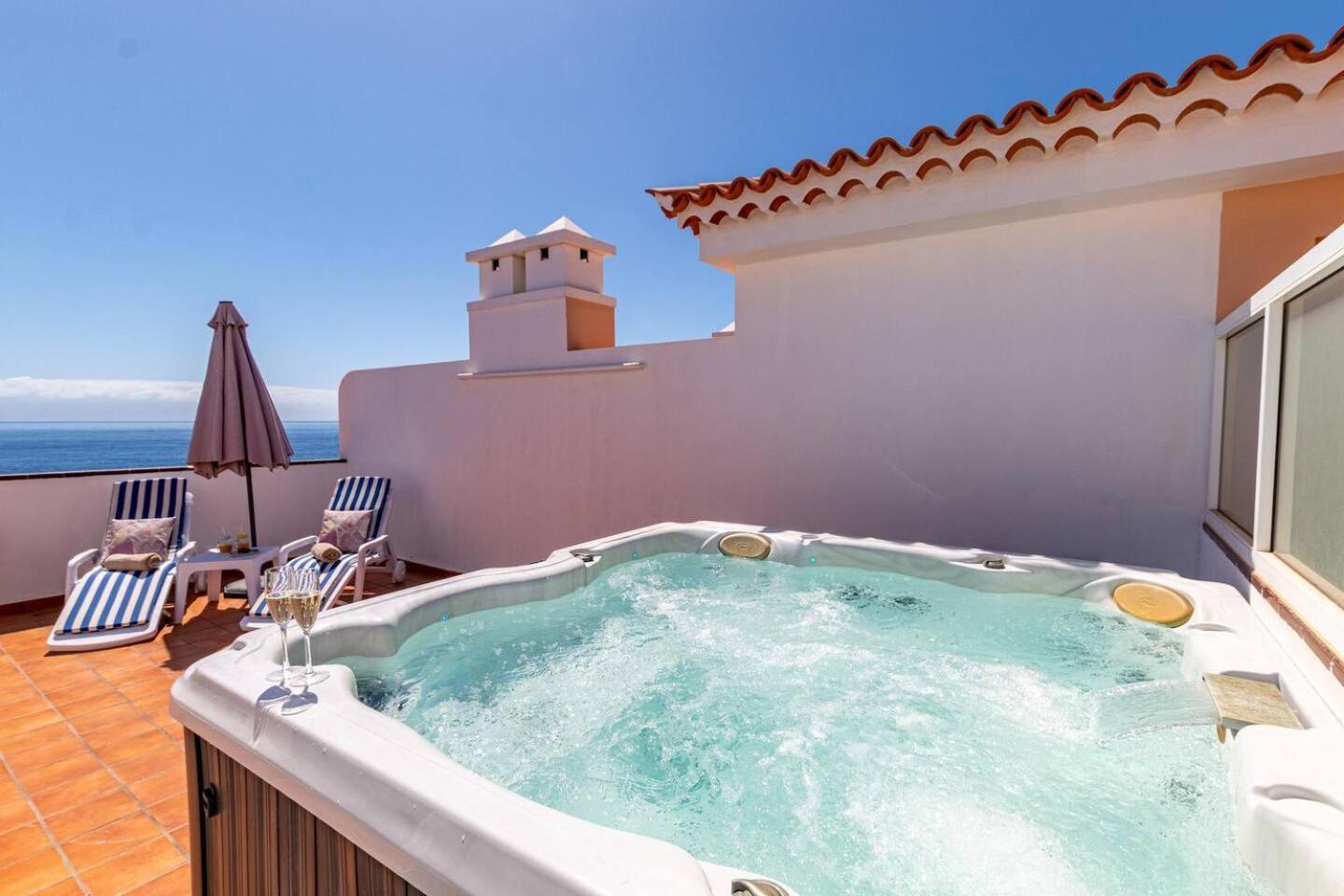Penthouse Apt With Jacuzzi By Dream Homes Tenerife ปัวร์โตเดซานตีอาโก ภายนอก รูปภาพ