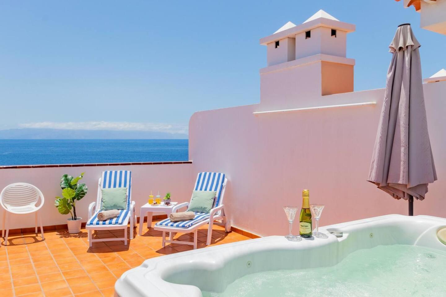 Penthouse Apt With Jacuzzi By Dream Homes Tenerife ปัวร์โตเดซานตีอาโก ภายนอก รูปภาพ